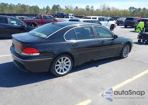 2004 BMW 745Li from USA, damaged, VIN WBAGN634X4DS50682